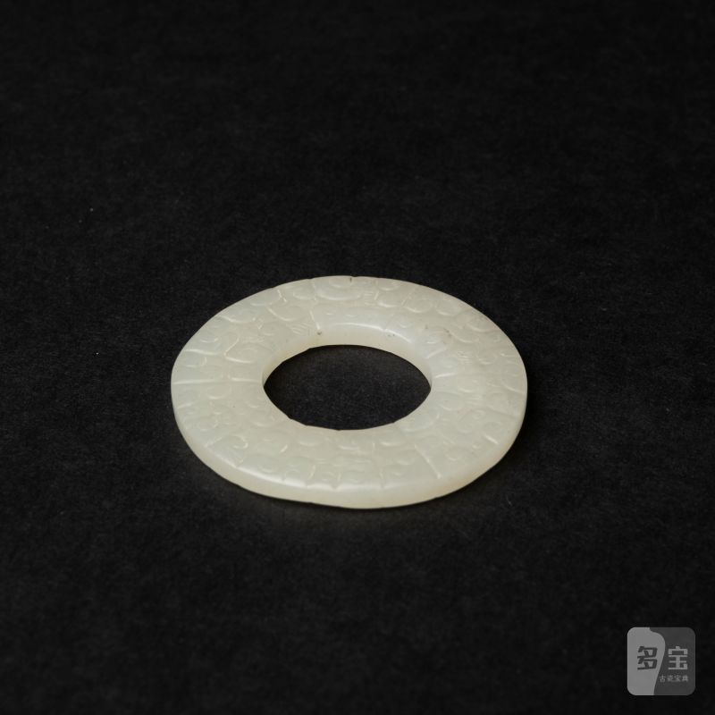    春秋 白玉獸紋璧 - 图3
